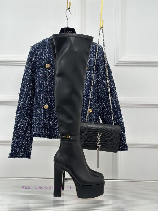 Valentino | Valentino ClassicHentian High Waterproof Platform High Heels Elastic BootsHighly6ydvwii9 - Image 2