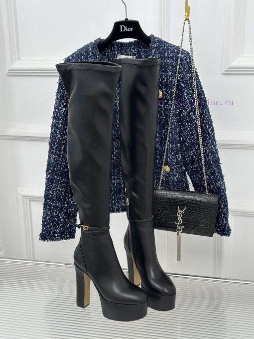 Valentino | Valentino ClassicHentian High Waterproof Platform High Heels Elastic BootsHighly6ydvwii9 - Image 4
