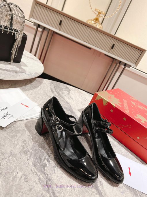 Mary Jane Single Shoes ︎ French retro signature item - Mary Jane shoes, highlighting uniquenuo3bqa0j - Image 4