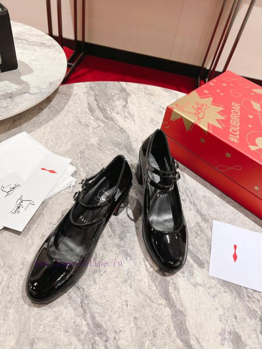 Mary Jane Single Shoes ︎ French retro signature item - Mary Jane shoes, highlighting uniquenuo3bqa0j - Image 5