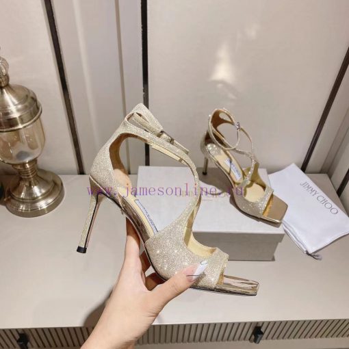Jimmy Choo's custom-made high-heeled sandals in the Paris window showcase are of the highest1xskm8zb - Image 3
