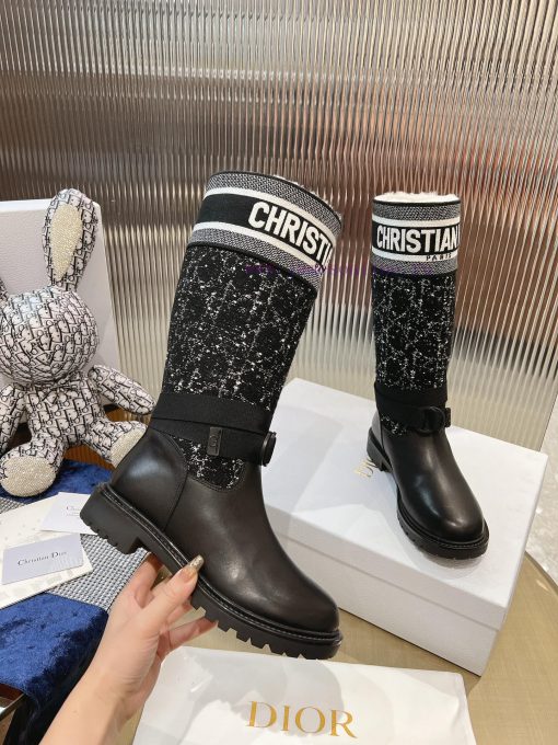Fur style, the most stylish and stylish retro workwear boots, suitable for both home and aut0h87ki9w - Image 5
