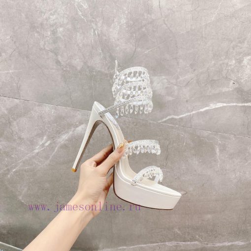 R ᴇɴᴇ C ᴀᴏᴠɪʟʟᴀ | 2023 𝐒𝐒 RC CHANDELIER Crystal Light Serpentine Strap Waterproof Platform H5cm12pr6 - Image 5