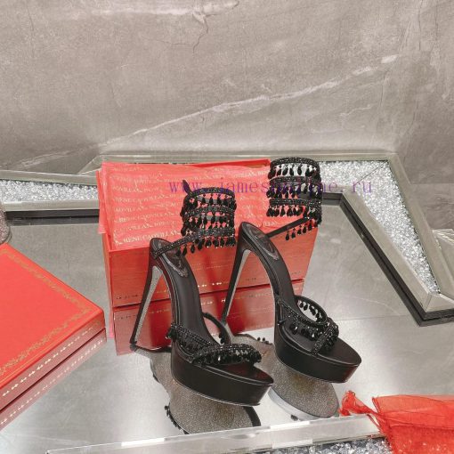 R ᴇɴᴇ C ᴀᴏᴠɪʟʟᴀ | 2023 𝐒𝐒 RC CHANDELIER Crystal Light Serpentine Strap Waterproof Platform Hwavsc9sf - Image 7