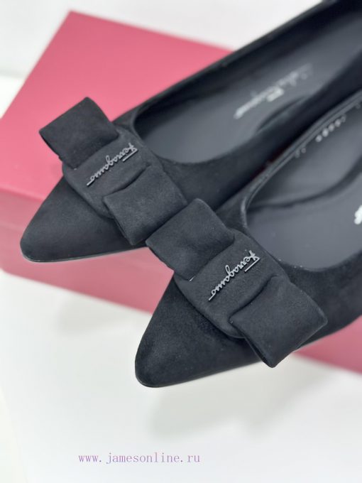 Top SF salvatore Ferraga * o ️ Ferrera * suede runway style pointed shallow mouth Viva ballesboo0lgy - Image 9