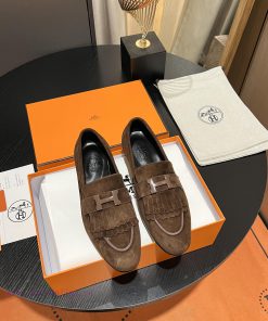 HERMES - Hermes Classic H-Button Single Shoes - Le Fu Shoes Collection Edition 11 Reproductiqsx7sgci