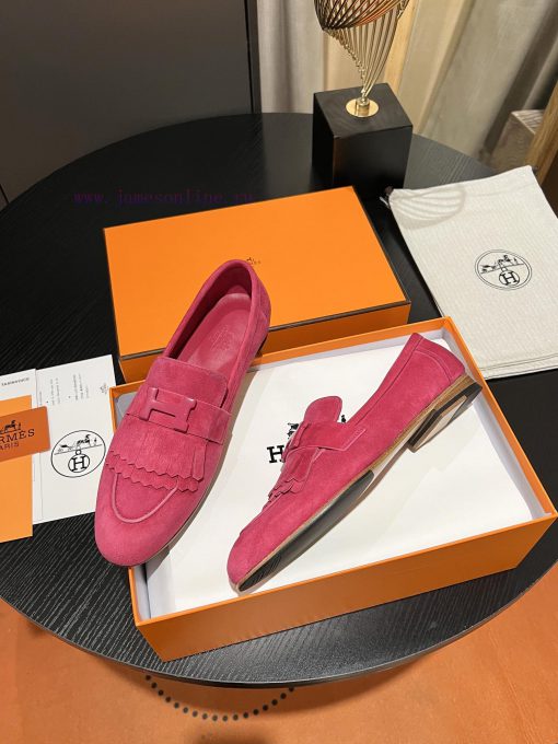 HERMES - Hermes Classic H-Button Single Shoes - Le Fu Shoes Collection Edition 11 Reproducti686xajwn - Image 5