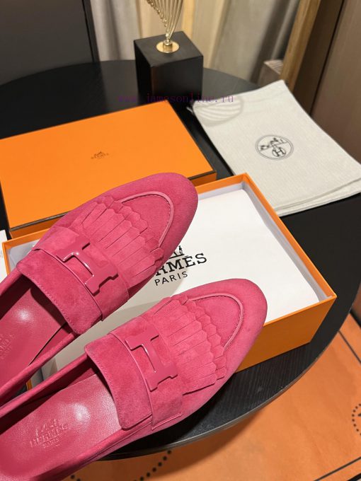 HERMES - Hermes Classic H-Button Single Shoes - Le Fu Shoes Collection Edition 11 Reproducti686xajwn - Image 9