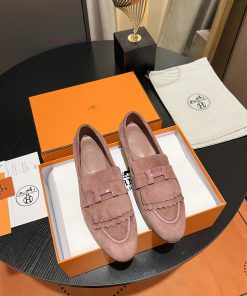 HERMES - Hermes Classic H-Button Single Shoes - Le Fu Shoes Collection Edition 11 Reproductixa3a0xyf