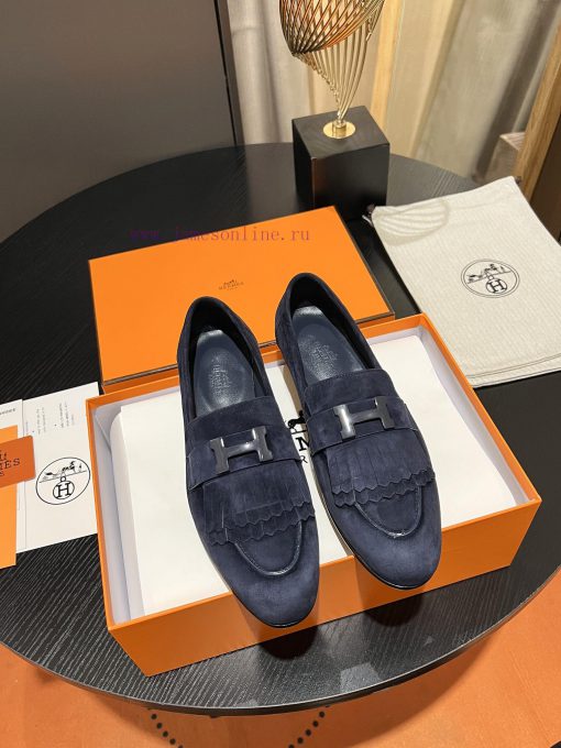 HERMES - Hermes Classic H-Button Single Shoes - Le Fu Shoes Collection Edition 11 Reproductiuxuyprdj