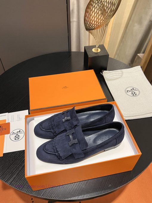 HERMES - Hermes Classic H-Button Single Shoes - Le Fu Shoes Collection Edition 11 Reproductiuxuyprdj - Image 7
