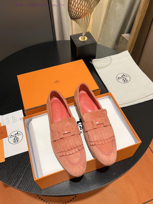 HERMES - Hermes Classic H-Button Single Shoes - Le Fu Shoes Collection Edition 11 Reproductiqdg6ya9y - Image 2