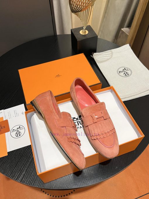 HERMES - Hermes Classic H-Button Single Shoes - Le Fu Shoes Collection Edition 11 Reproductiqdg6ya9y - Image 3
