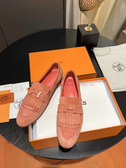 HERMES - Hermes Classic H-Button Single Shoes - Le Fu Shoes Collection Edition 11 Reproductiqdg6ya9y - Image 5