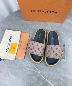 LV Lv brand L Home 2023 popular embossed logo embossed cool slippers. This Pool Pillow Comfoyrwhxiwf