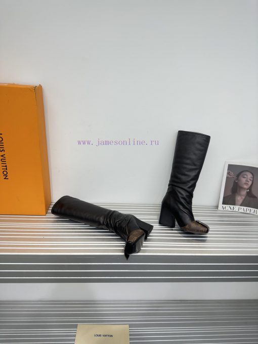 The mostLV FW new long boots,Can be paired with business outfit, a must-have for dinner partvfy4vrui - Image 2