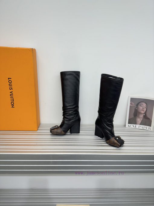 The mostLV FW new long boots,Can be paired with business outfit, a must-have for dinner partvfy4vrui - Image 4