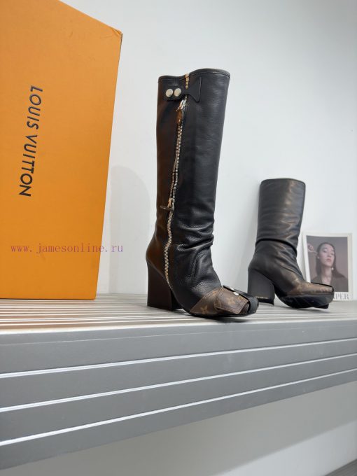 The mostLV FW new long boots,Can be paired with business outfit, a must-have for dinner partvfy4vrui - Image 6