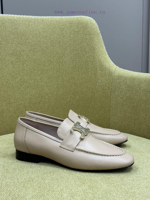 celin…e ss24 new arrival～C+24 Spring/Summer Show SlingbackTriumphal Arch fasteners, calf leasygrdysi - Image 2