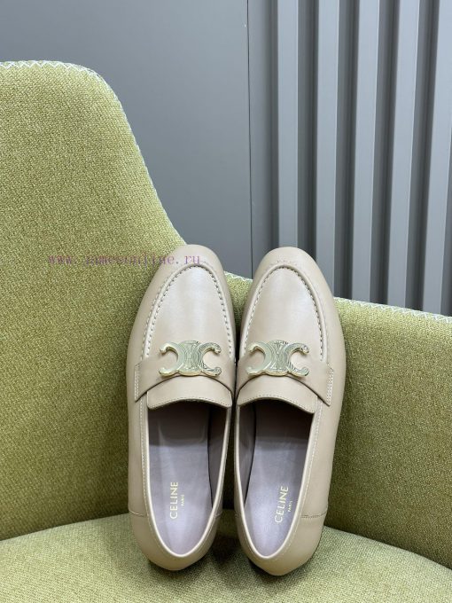 celin…e ss24 new arrival～C+24 Spring/Summer Show SlingbackTriumphal Arch fasteners, calf leasygrdysi - Image 4