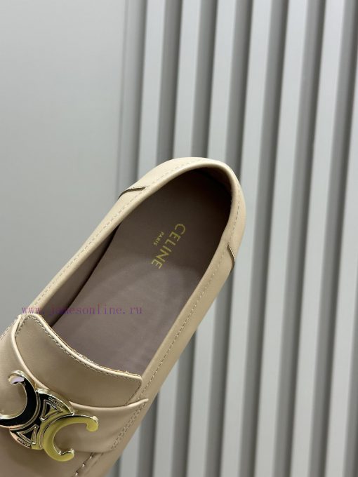 celin…e ss24 new arrival～C+24 Spring/Summer Show SlingbackTriumphal Arch fasteners, calf leasygrdysi - Image 9