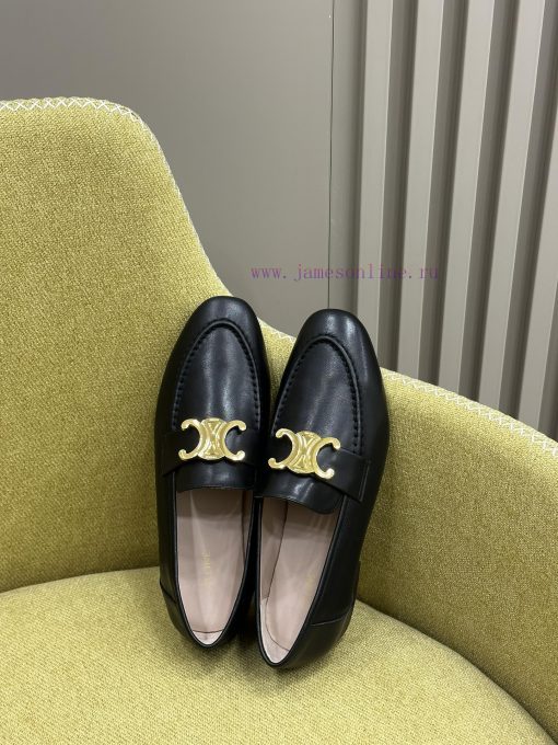 celin…e ss24 new arrival～C+24 Spring/Summer Show SlingbackTriumphal Arch fasteners, calf leaop8gc1oo - Image 5