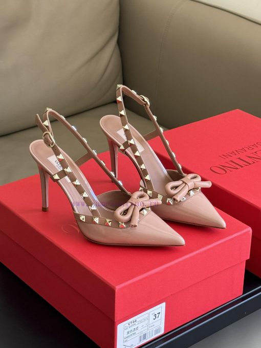 valenti…no ss24 new arrival～V-Home 2024 Spring/Summer Bow High Heels New ProductThe perfect zavsfjic - Image 6