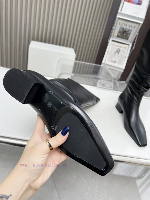 Top tier high-quality versionThe row minimalist ceiling Chelsea boots retro small pleated hibyhsheg5 - Image 7