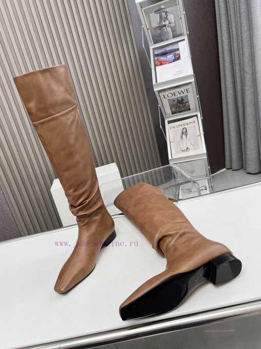 Top tier high-quality versionThe row minimalist ceiling Chelsea boots retro small pleated hi5qv6ke8d - Image 2