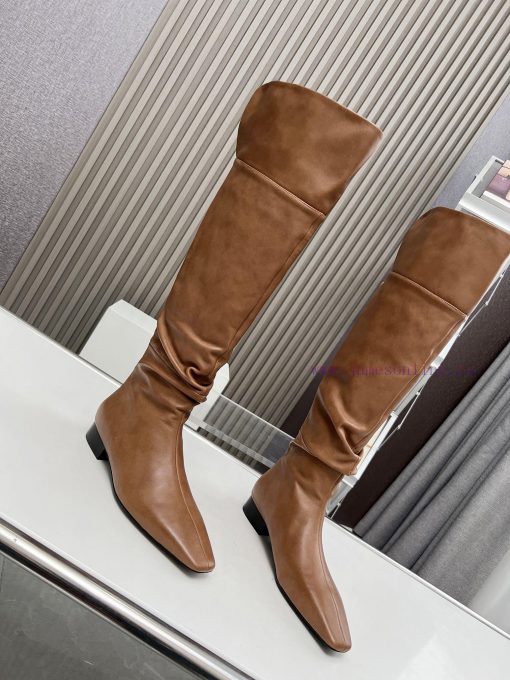 Top tier high-quality versionThe row minimalist ceiling Chelsea boots retro small pleated hi5qv6ke8d - Image 5