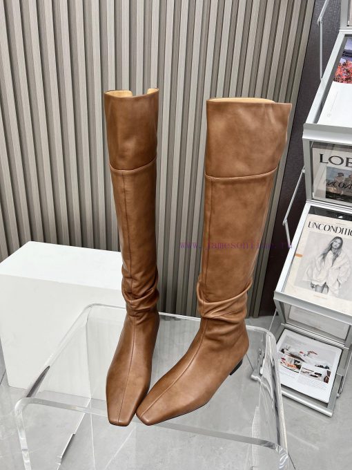 Top tier high-quality versionThe row minimalist ceiling Chelsea boots retro small pleated hi5qv6ke8d - Image 9
