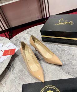 Classic patent leather single shoe style ︎ ️Classic KATE series 10cm high heels, glossy pate1mj2xade