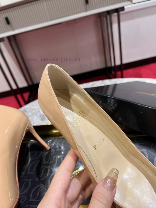 Classic patent leather single shoe style ︎ ️Classic KATE series 10cm high heels, glossy patezk6h5k4d - Image 7
