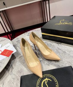 Classic patent leather single shoe style ︎ ️Classic KATE series 10cm high heels, glossy patek59zhbq6
