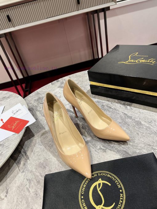 Classic patent leather single shoe style ︎ ️Classic KATE series 10cm high heels, glossy patek59zhbq6 - Image 2