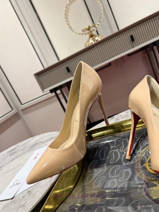 Classic patent leather single shoe style ︎ ️Classic KATE series 10cm high heels, glossy patek59zhbq6 - Image 6