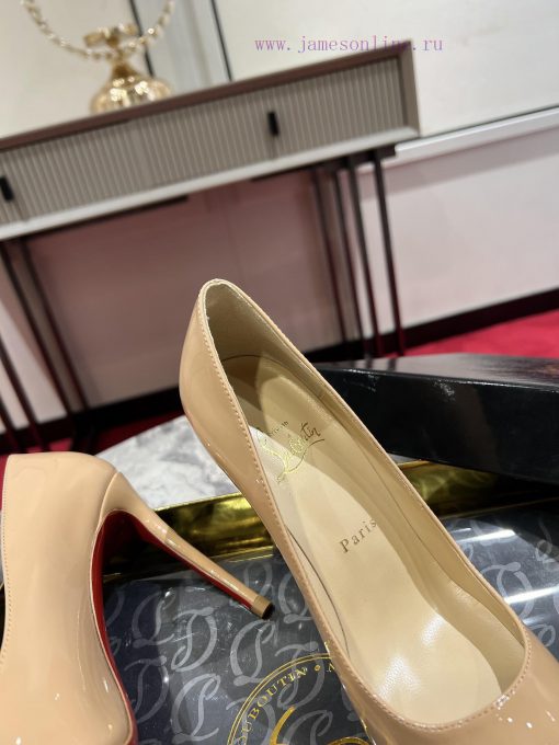 Classic patent leather single shoe style ︎ ️Classic KATE series 10cm high heels, glossy patek59zhbq6 - Image 7