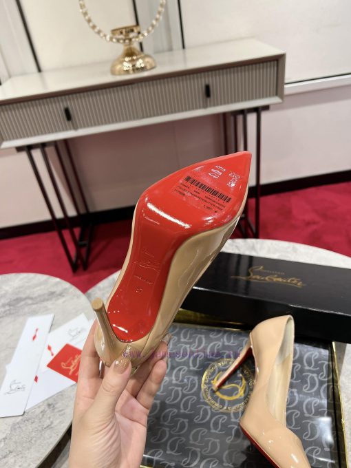 Classic patent leather single shoe style ︎ ️Classic KATE series 10cm high heels, glossy patek59zhbq6 - Image 8