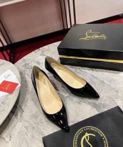 Classic patent leather single shoe style ︎ ️Classic KATE series 10cm high heels, glossy pateib6l19r8