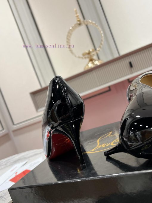 Classic patent leather single shoe style ︎ ️Classic KATE series 10cm high heels, glossy pateib6l19r8 - Image 9