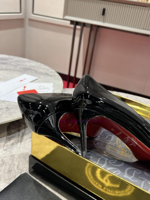 Classic patent leather single shoe style ︎ ️Classic KATE series 10cm high heels, glossy pateib6l19r8 - Image 10