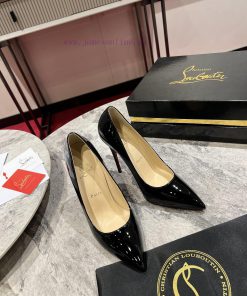 Classic patent leather single shoe style ︎ ️Classic KATE series 10cm high heels, glossy patesa4mcqtd