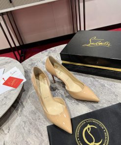 Classic Side Empty Single Shoes ∙ ꫛꫀ w ︎ ️Classic KATE series 10cm high heels, glossy patenttz4fba5l
