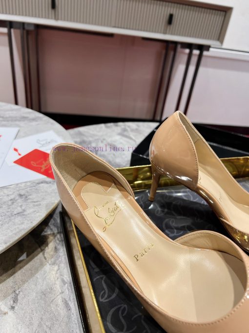Classic Side Empty Single Shoes ∙ ꫛꫀ w ︎ ️Classic KATE series 10cm high heels, glossy patentwubrxjvy - Image 7