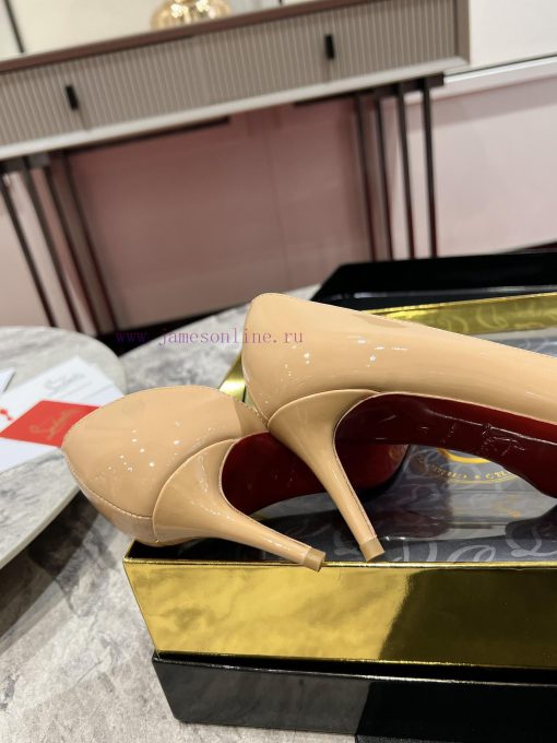 Classic Side Empty Single Shoes ∙ ꫛꫀ w ︎ ️Classic KATE series 10cm high heels, glossy patentwubrxjvy - Image 8