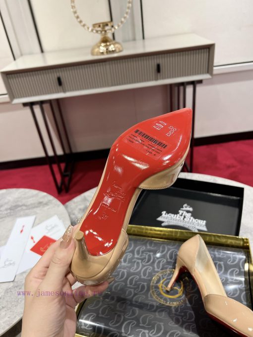 Classic Side Empty Single Shoes ∙ ꫛꫀ w ︎ ️Classic KATE series 10cm high heels, glossy patentwubrxjvy - Image 9