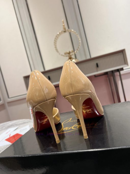 Classic Side Empty Single Shoes ∙ ꫛꫀ w ︎ ️Classic KATE series 10cm high heels, glossy patenttz4fba5l - Image 10