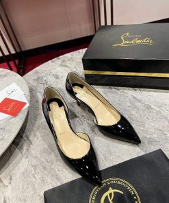 Classic Side Empty Single Shoes ∙ ꫛꫀ w ︎ ️Classic KATE series 10cm high heels, glossy patentzq8zvghb