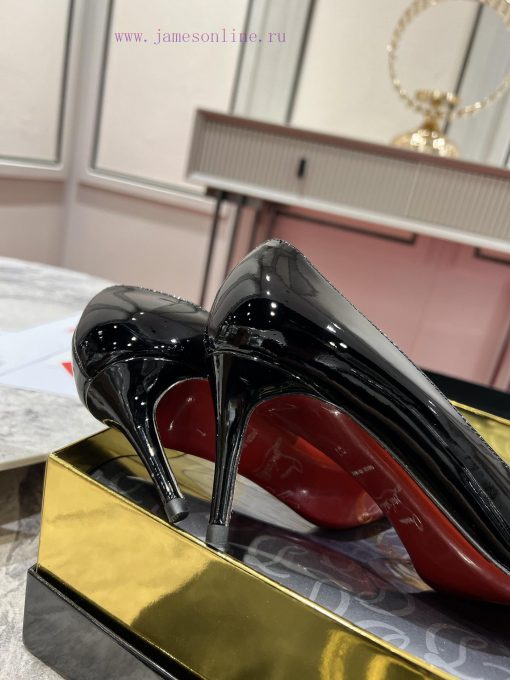Classic Side Empty Single Shoes ∙ ꫛꫀ w ︎ ️Classic KATE series 10cm high heels, glossy patentzq8zvghb - Image 8