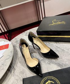 Classic Side Empty Single Shoes ∙ ꫛꫀ w ︎ ️Classic KATE series 10cm high heels, glossy patent4sbnm2w3